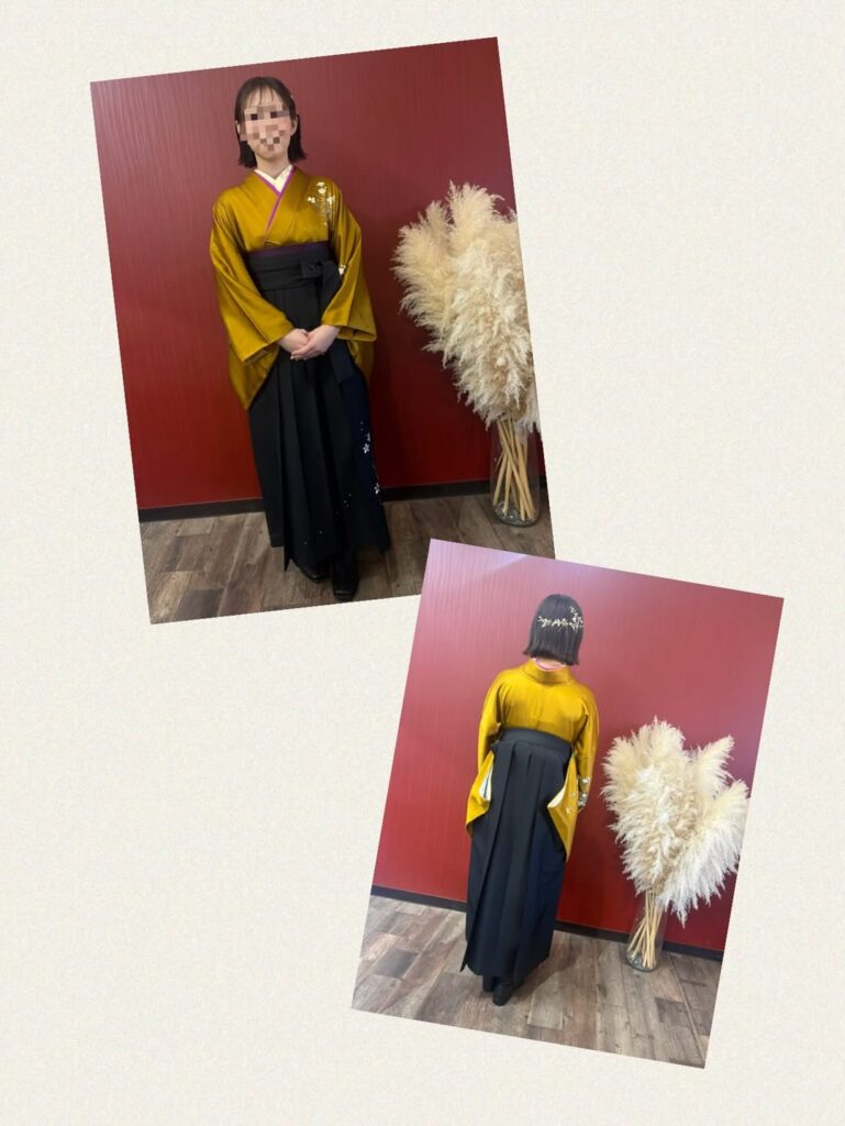 2026年　卒業式　着付け・ヘアセット